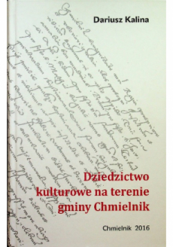 Dziedzictwo kulturowe na terenie gminy Chmielnik