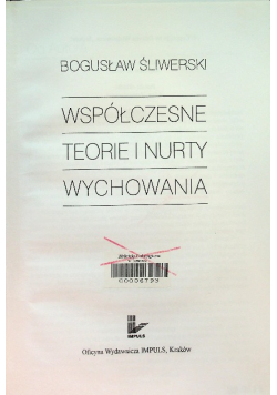 Współczesne teorie i nurty wychowania