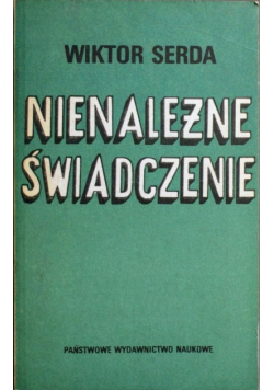 Nienależne świadczenie