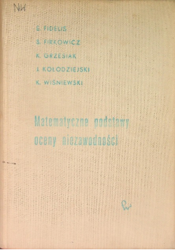 Matematyczne podstawy oceny niezawodności