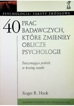 40 prac badawczych które zmieniły oblicze psychologii