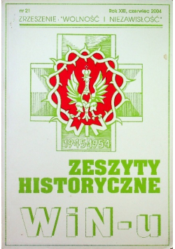 Zeszyty historyczne WIN U