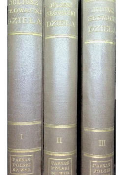 Dzieła Tom I do III, 1933 r.