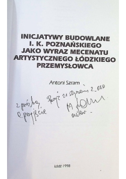 Inicjatywy budowlane I. K. Poznańskiego