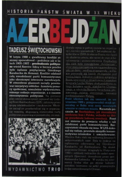 Azerbejdżan Historia państw świata w XX wieku