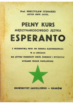 Pełny kurs międzynarodowego języka Esperanto