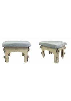 Taboret do pokoju dziecięcego szary