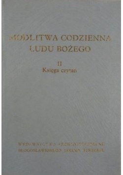 Modlitwa codzienna ludu Bożego II Księga czytań
