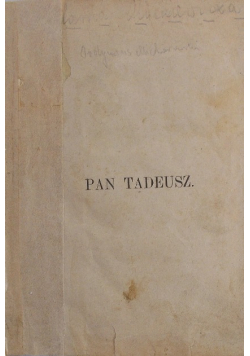 Pan Tadeusz, 1888r.