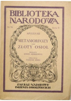 Metamorfozy albo złoty osioł
