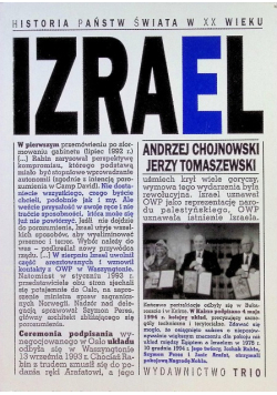 Historia państw świata w XX wieku Izrael