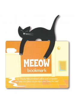 Zwierzęca zakładka do książki - Meeow - Kot