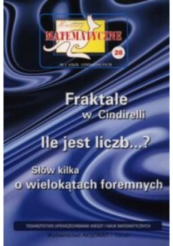 Miniatury matematyczne 28 Fraktale w Cindirelli 1