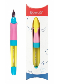 Pióro wieczne First Pen 3 do nauki pisania żółte