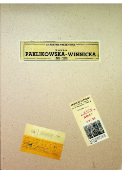 Akademia prezentuje Wanda Paklikowska Winnicka 1911 - 2001