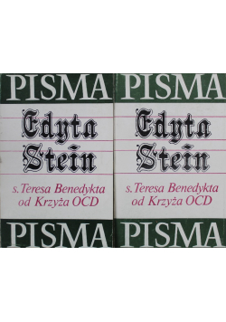 Stein Pisma Tom 1 i 2