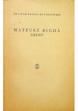 Mateusz Bigda Grunt