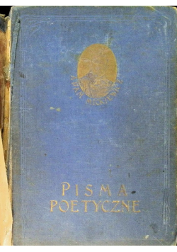 Pisma poetyczne, ok. 1930 r.