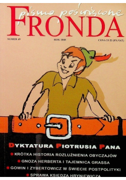 Pismo poświęcone Fronda Nr 49/08