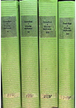 Stendhal Dzieła wybrane Tom I do IV