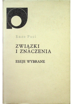Związki i znaczenia eseje wybrane