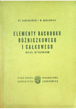 Elementy rachunku różniczkowego i całkowego