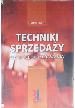 Techniki sprzedaży o sztuce sprzedawania