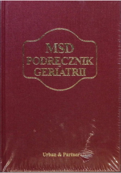 MSD podręcznik geriatrii