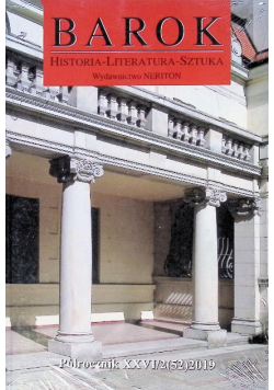 Barok Historia Literatura Sztuka Nr 52 / 19