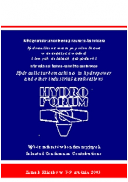 Hydrauliczne maszyny wirnikowe w energetyce wodnej
