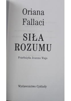 Siła rozumu