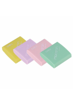 Gumka mała Macaron mix (36szt) DELI