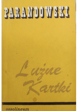 Luźne kartki