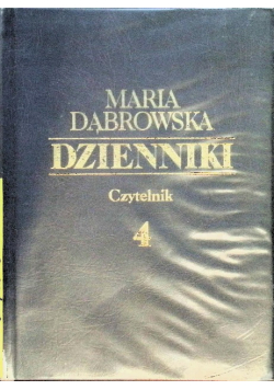Dąbrowska Dzienniki Tom 4
