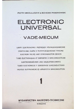 Electronic Universal vademecum Tom 1