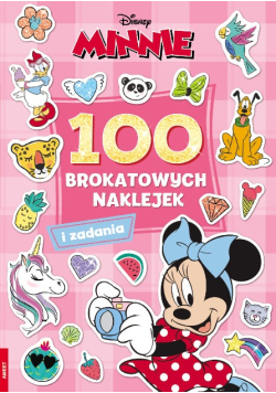Minnie 100 brokatowych naklejek