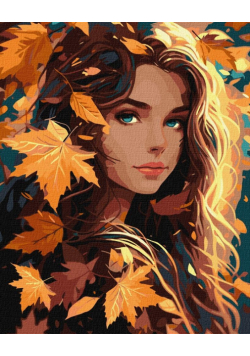 Malowanie po numerach - Jesienne liście 40x50cm