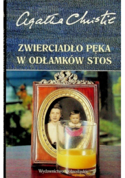 Zwierciadło pęka w odłamków stos