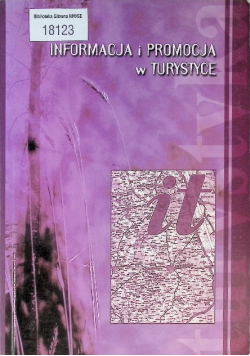 Informacja i promocja w turystyce