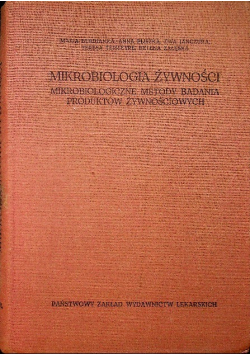 Mikrobiologia żywności