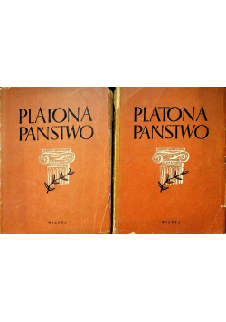 Platona Państwo Tom 1 i 2, 1948 r.