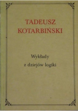 Wykłady z dziejów logiki