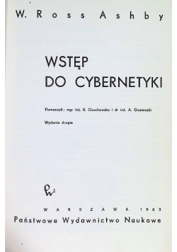 Wstęp do Cybernetyki