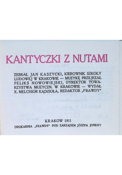 Kantyczki z nutami