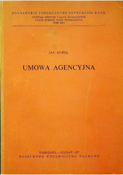 Umowa Agencyjna