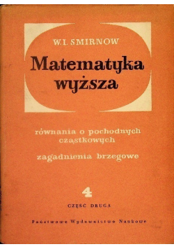 Matematyka wyższa Tom 4 Część 2