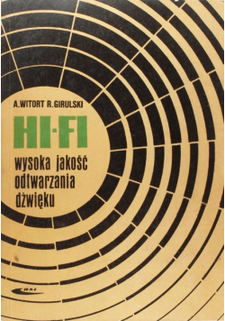 Hi Fi wysoka jakość odtwarzania dźwięku
