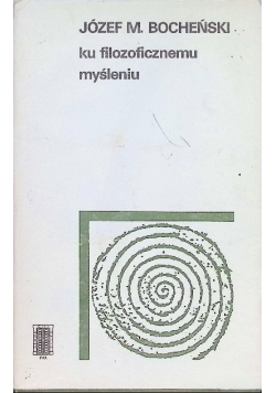 Ku filozoficznemu myśleniu