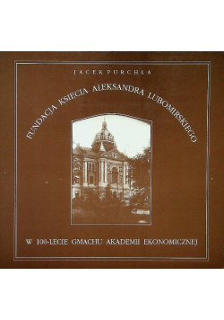 Fundacja księcia Aleksandra Lubomirskiego