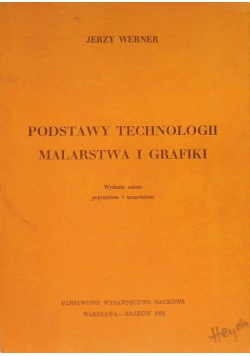 Podstawy technologii malarstwa i grafiki